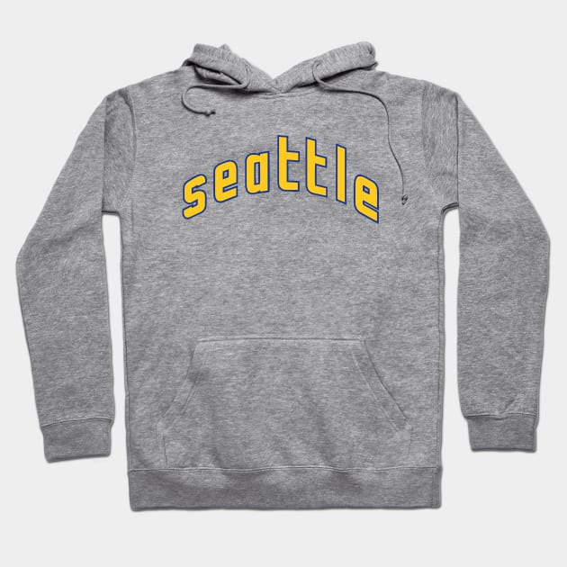 Defunct Seattle Pilots Baseball 1969 Hoodie by LocalZonly